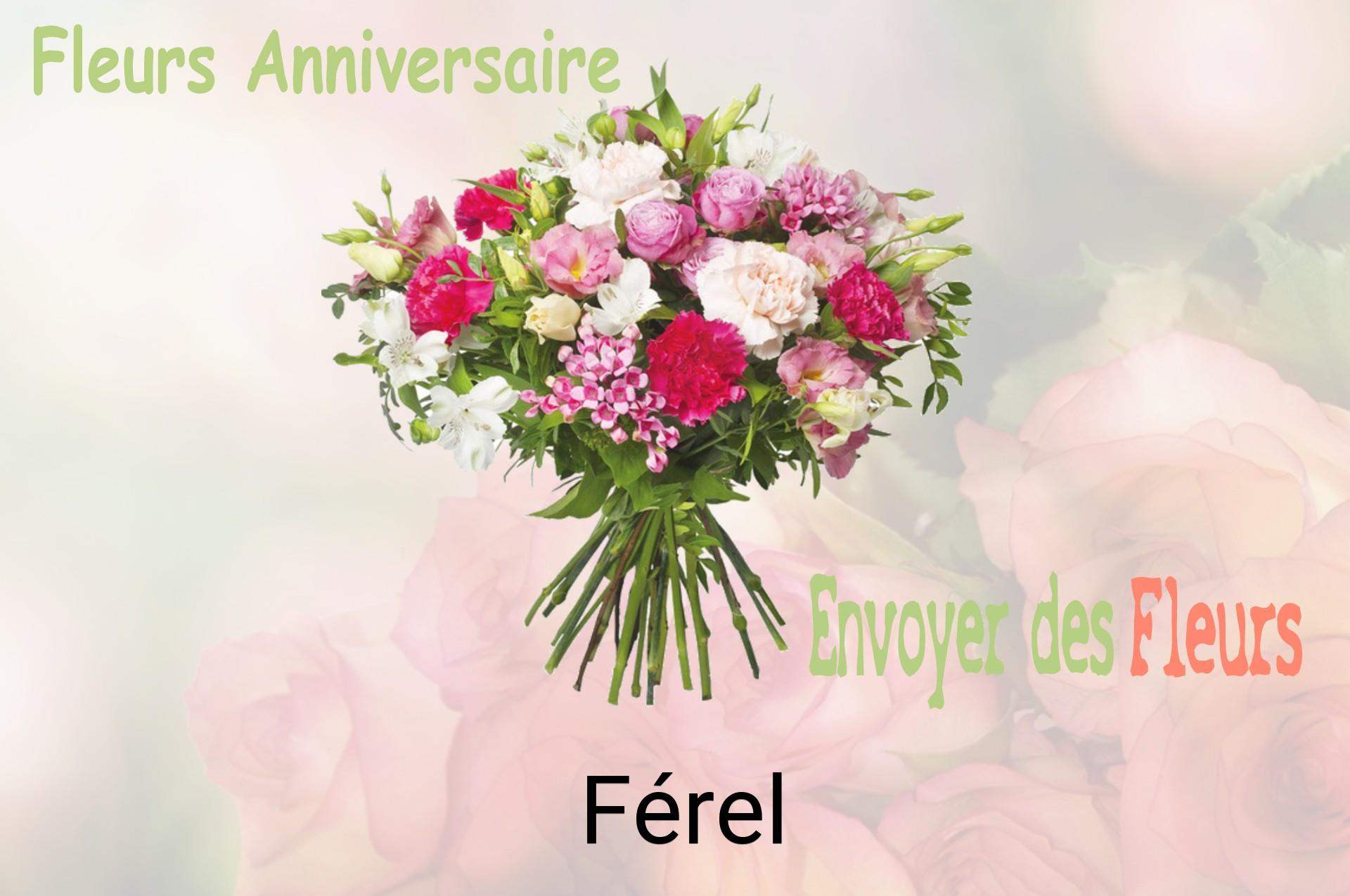 Bouquet de fleurs d’anniversaire livré à Férel