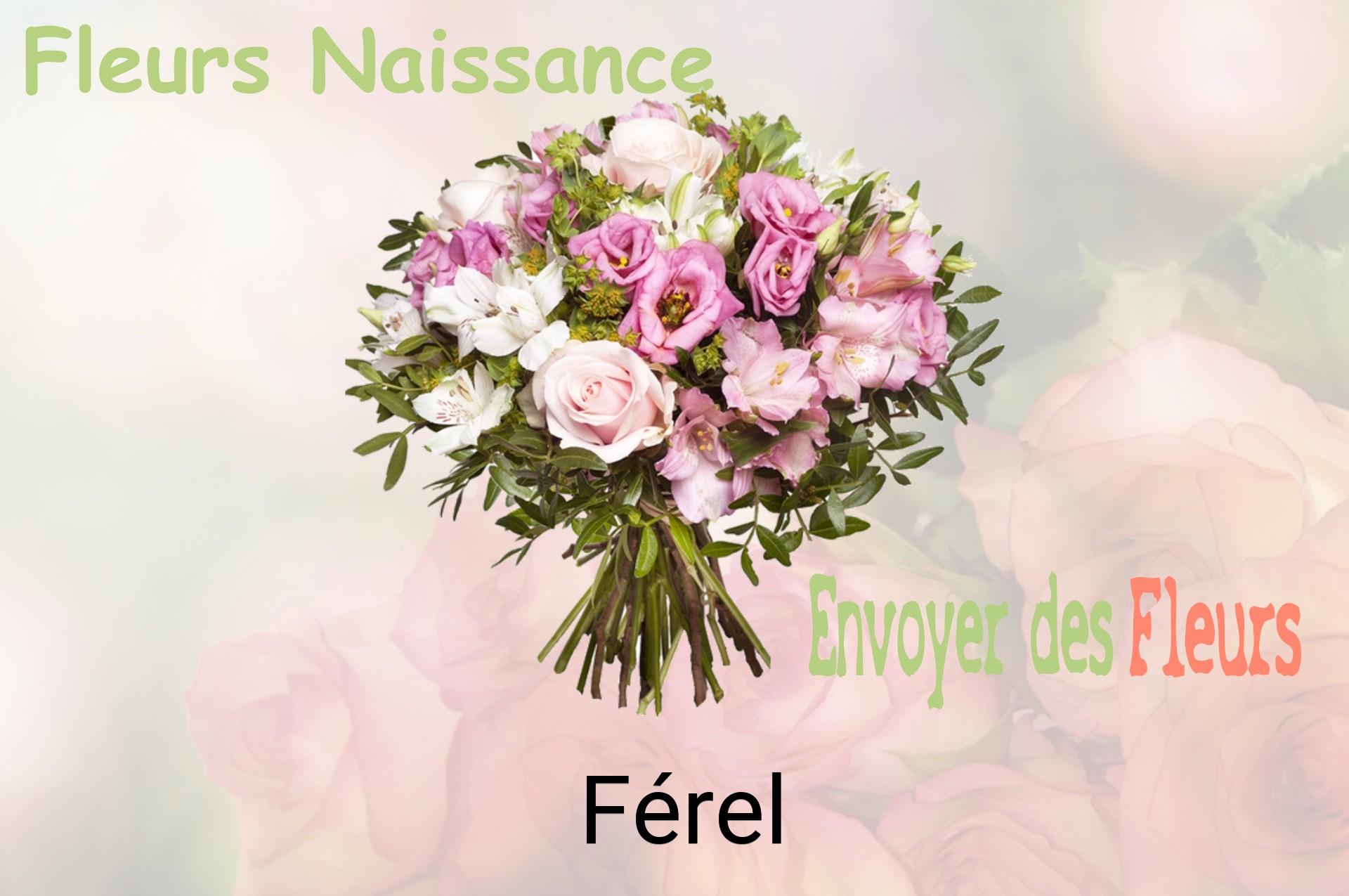 Bouquet de fleurs de naissance livré à Férel